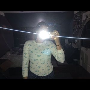 long sleeve floral shirt